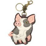 Chala Key Fob - Spotted Pink Pig