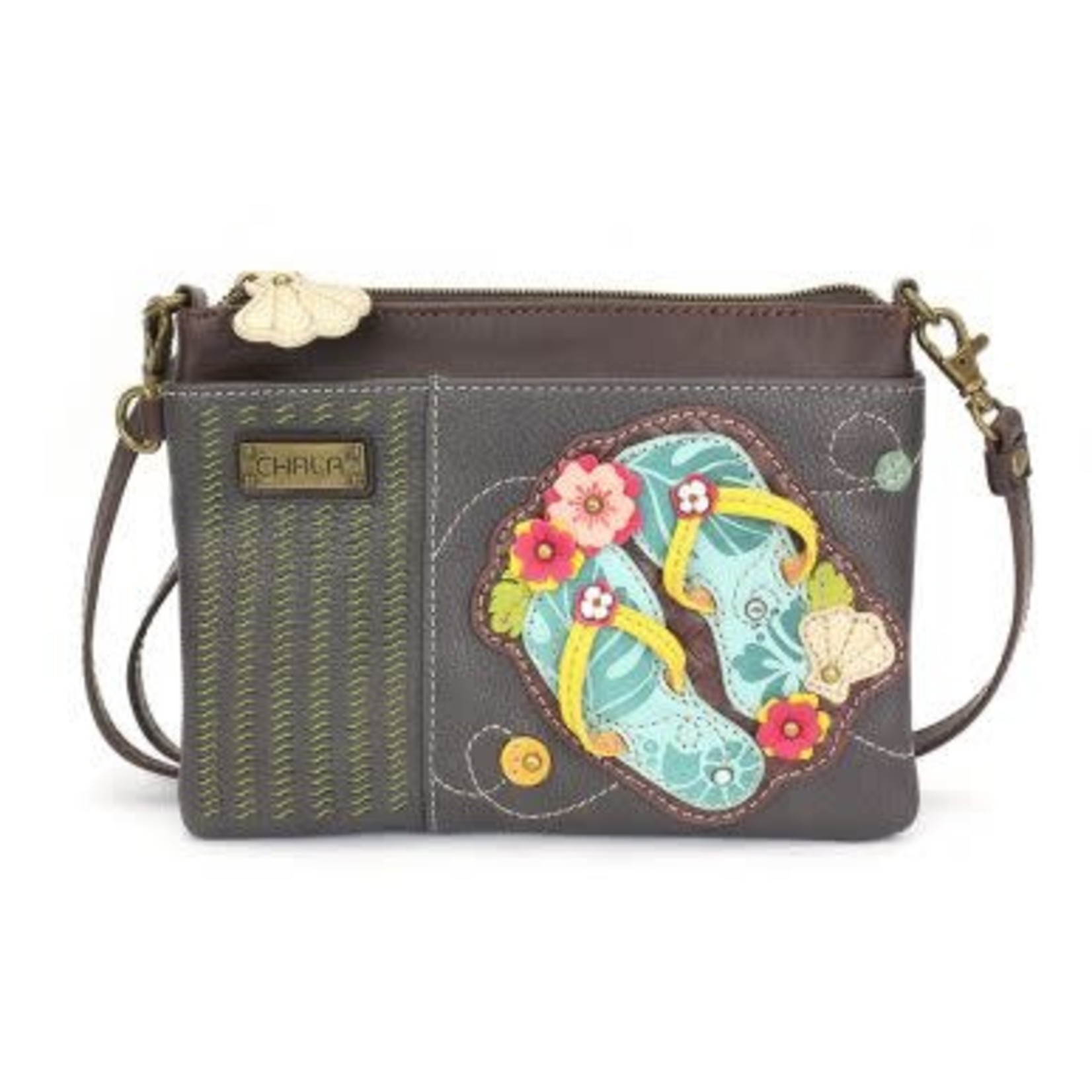 Chala Laser Cut Mini Crossbody - Flip Flop