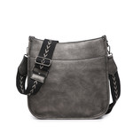 M2234-BK: Mia Rattan Tote - Black - The Handbag Store