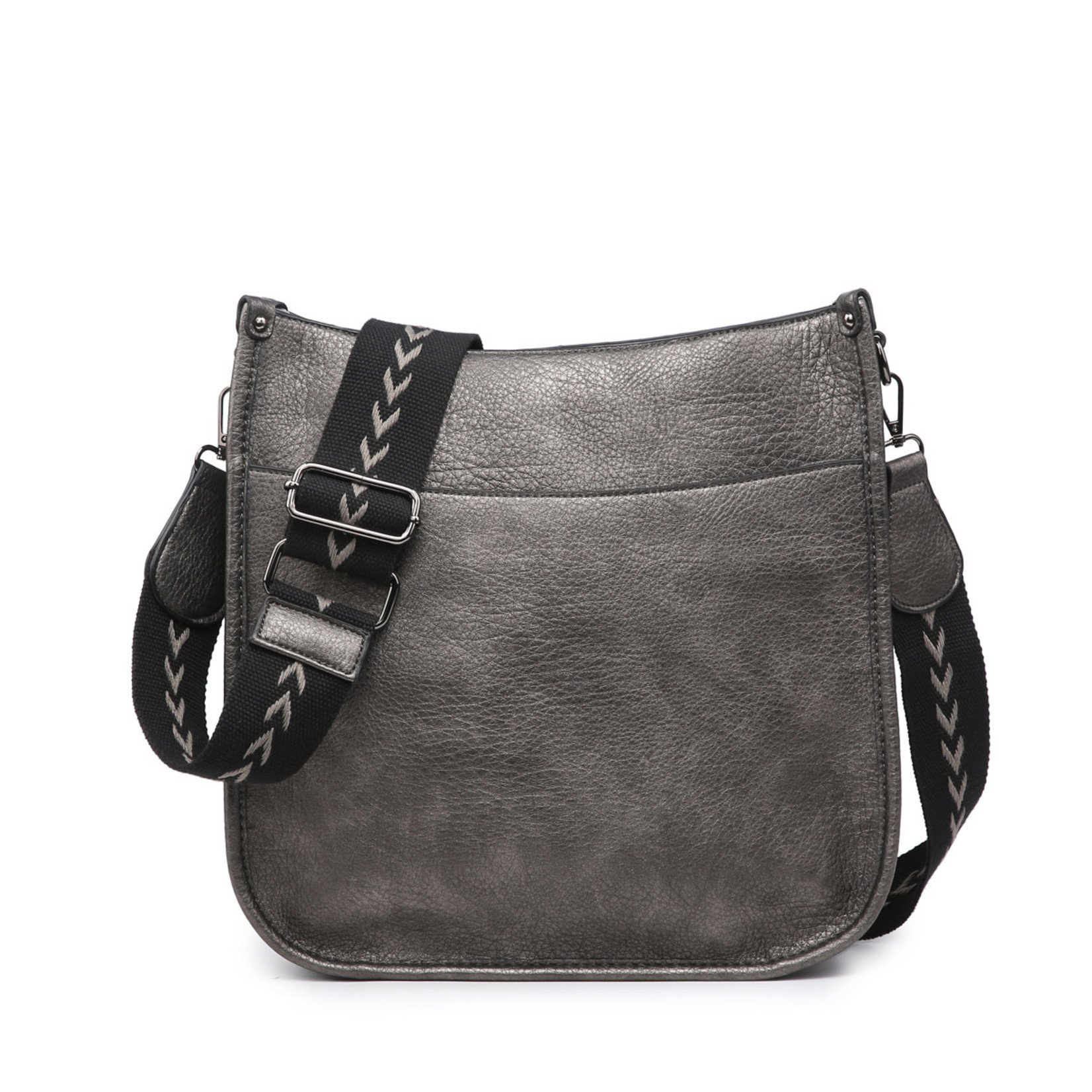 Jen & Co Chloe Crossbody - Gunmetal/Gunmetal (M1977-GM.GM)