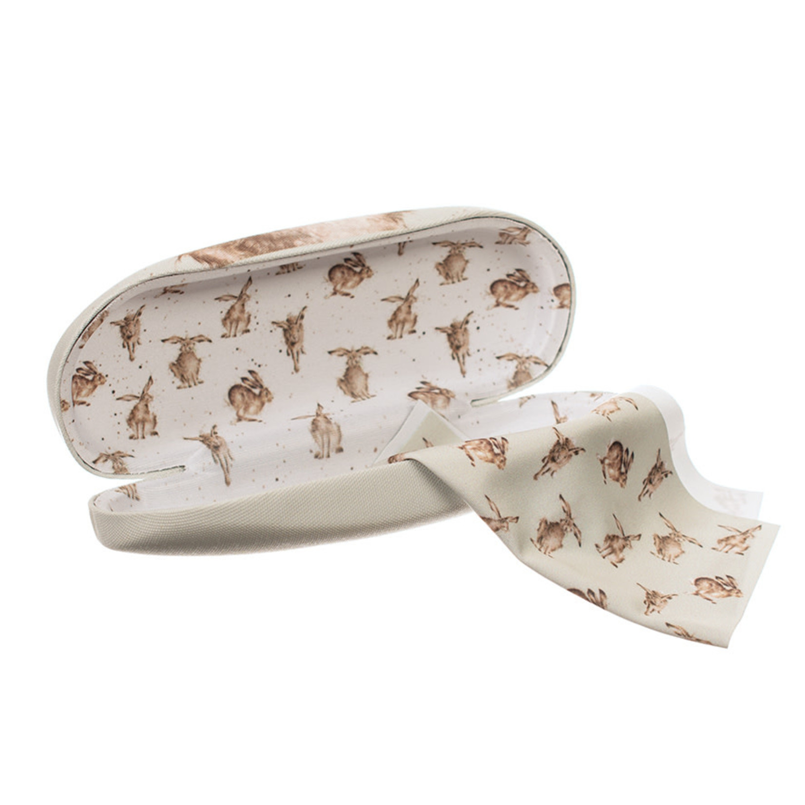 Wrendale Designs GLC02 - Eyeglass Case - 'Hare-Brained'