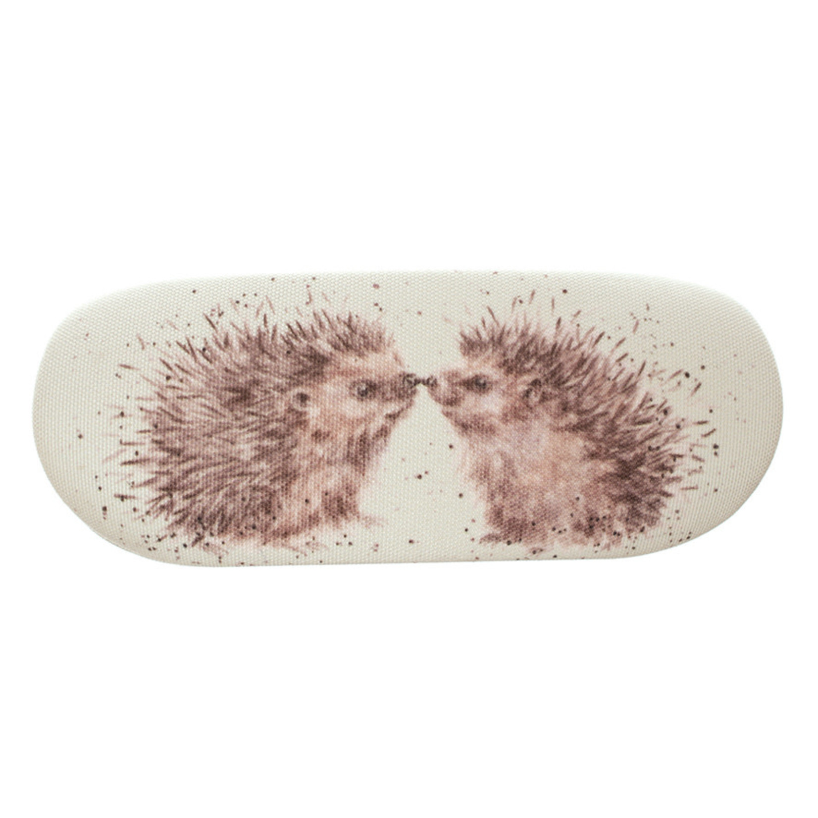 Wrendale Designs GLC06 - Eyeglass Case - 'Hogs and Kisses' Hedgehog