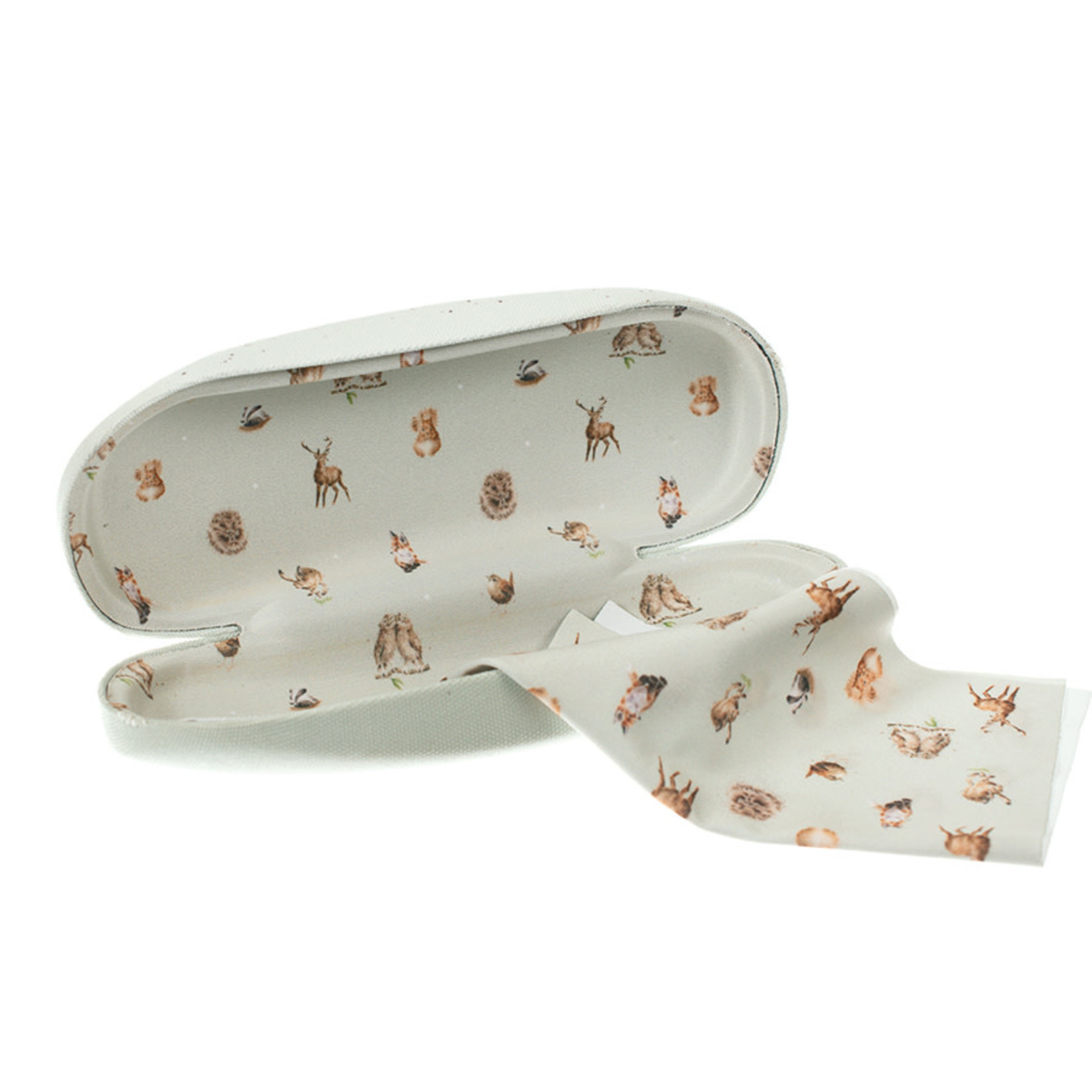 Wrendale Designs GLC06 - Eyeglass Case - 'Hogs and Kisses' Hedgehog