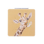 Wrendale Designs MR003 Compact Mirror - 'Flowers' Giraffe