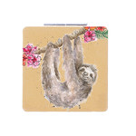 Wrendale Designs Compact Mirror - 'Hanging Around' Sloth (MR011)