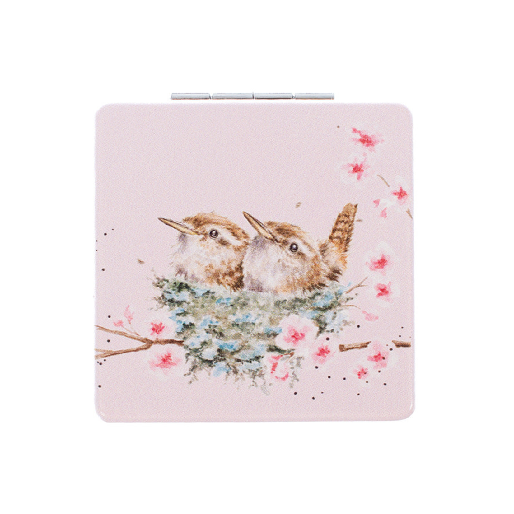 Wrendale Designs MR009 Compact Mirror - 'Home Tweet Home' Wren