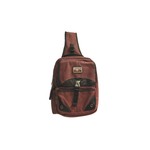 Triple Tree Canvas 3963 Burgundy Padded Sling Bag 14"