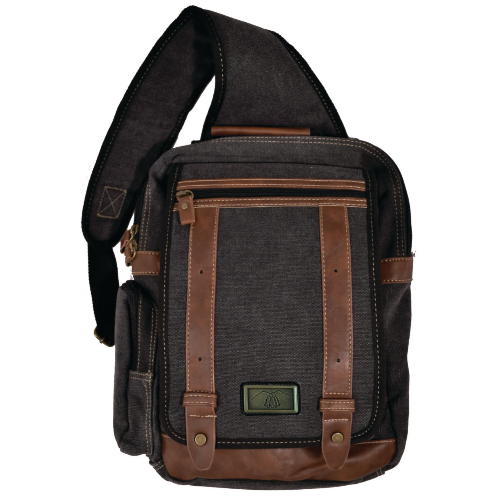 Triple Tree Canvas 3999 Black Canvas Sling 13.8"