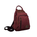 Triple Tree Canvas 4013 Burgundy Canvas Sling/Backpack 12.5"
