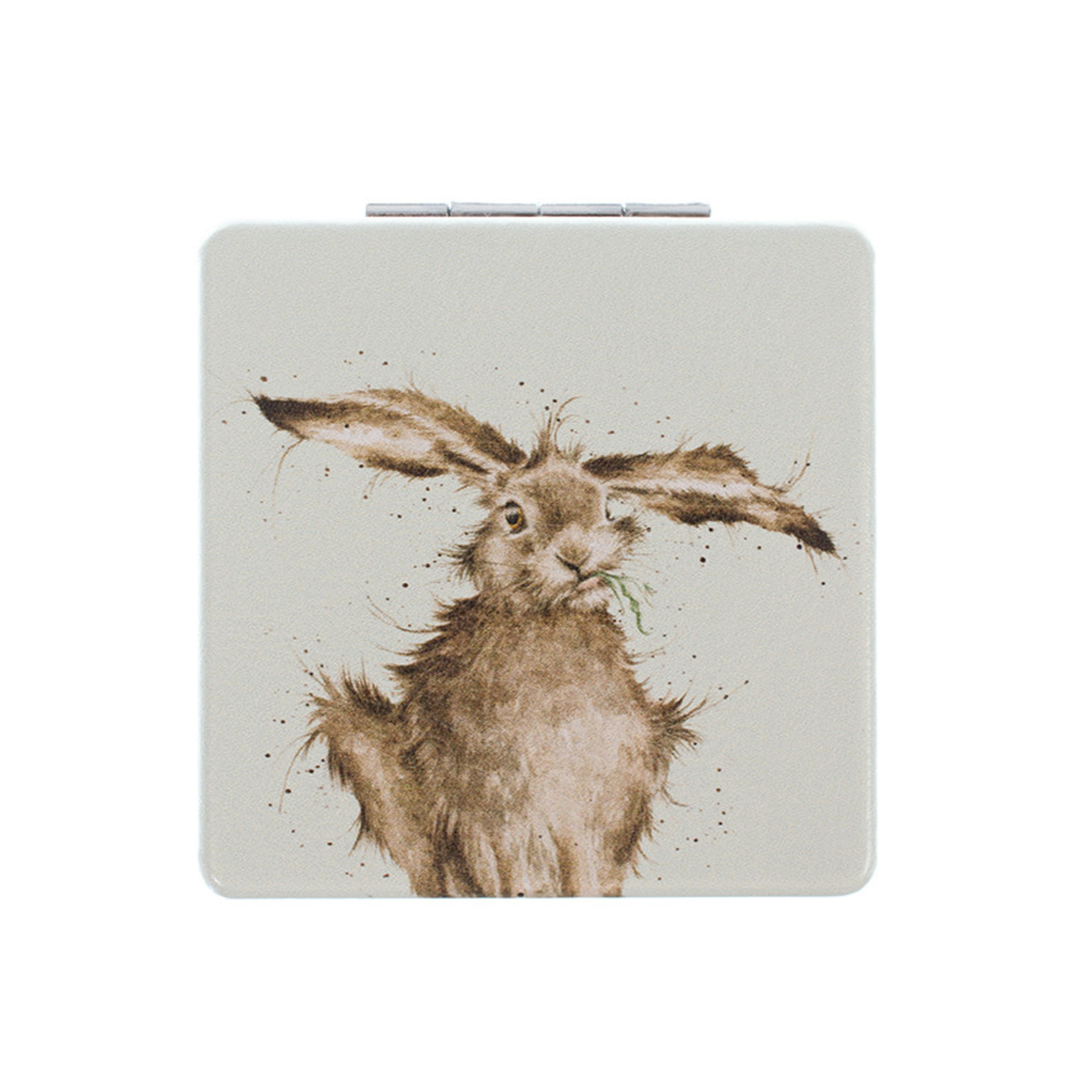 Wrendale Designs Compact Mirror - 'Hare-Brained' Hare (MR008)