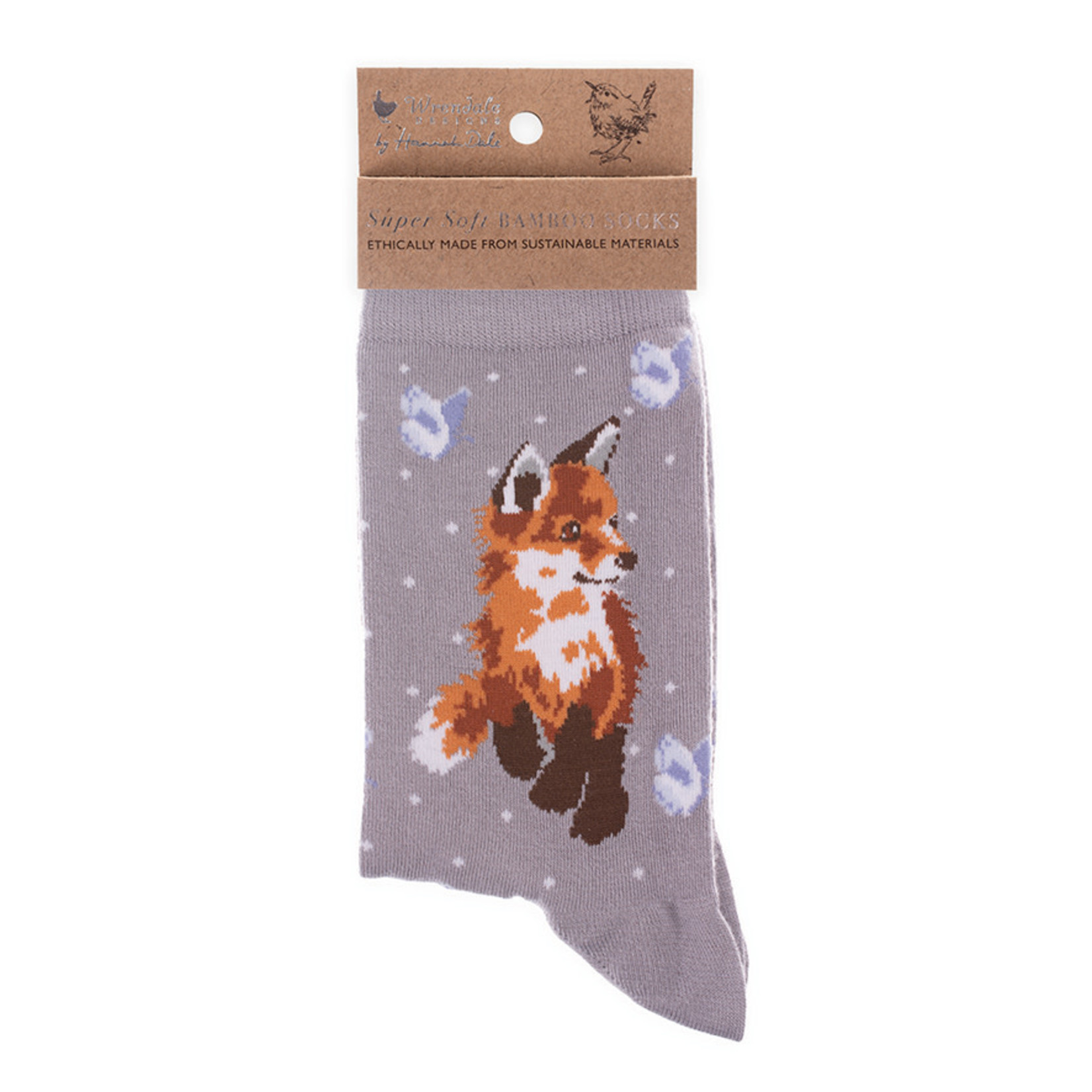 Wrendale Designs SOCK003 Socks - 'Born To Be Wild' Fox