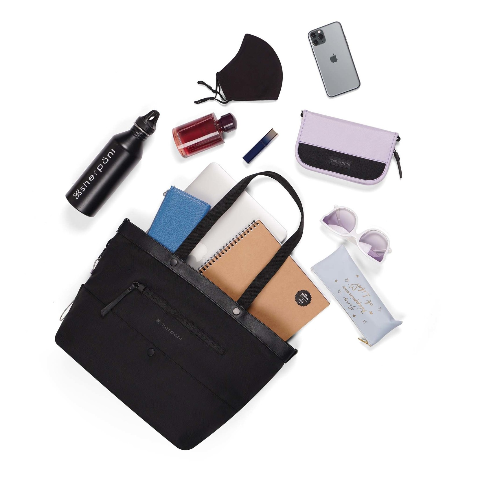 Sherpani Cali Anti-Theft:  Carbon SS24