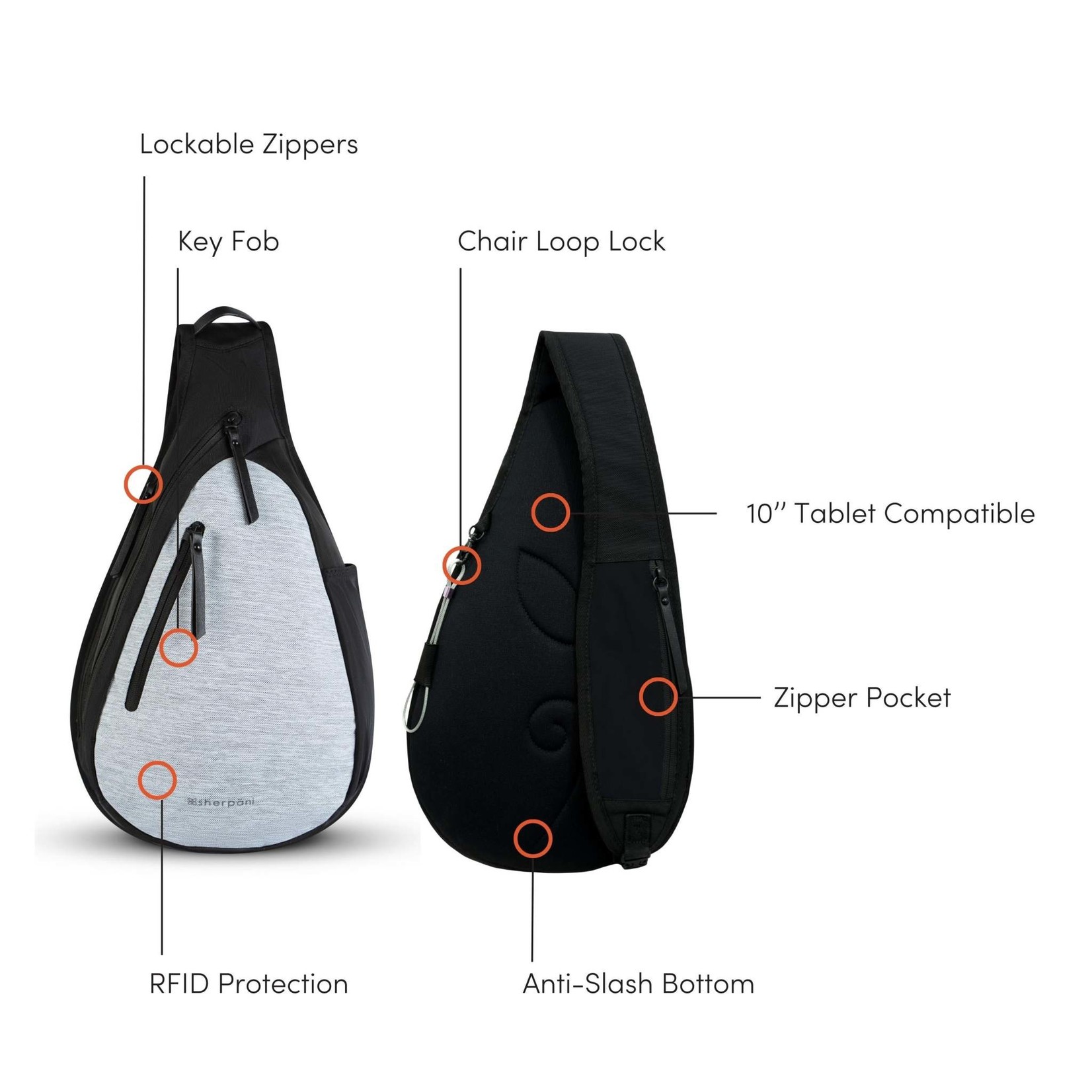 Esprit Sling Anti-Theft:  Sterling SS25