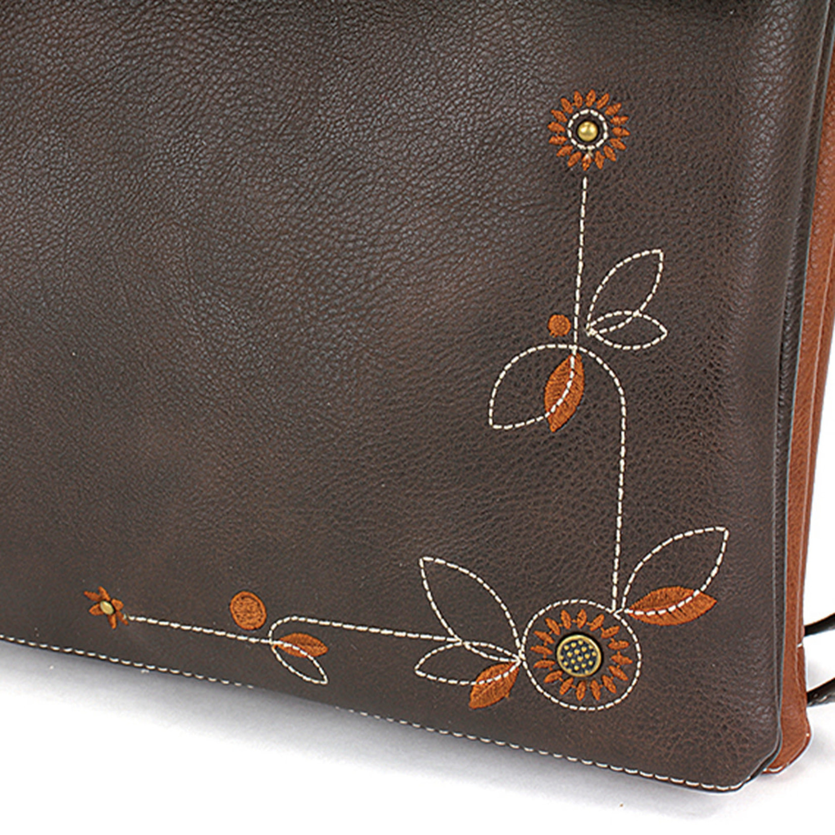 Chala Criss Cross-body Bag - Sunflower, Brown - Mia's Cozy Cove