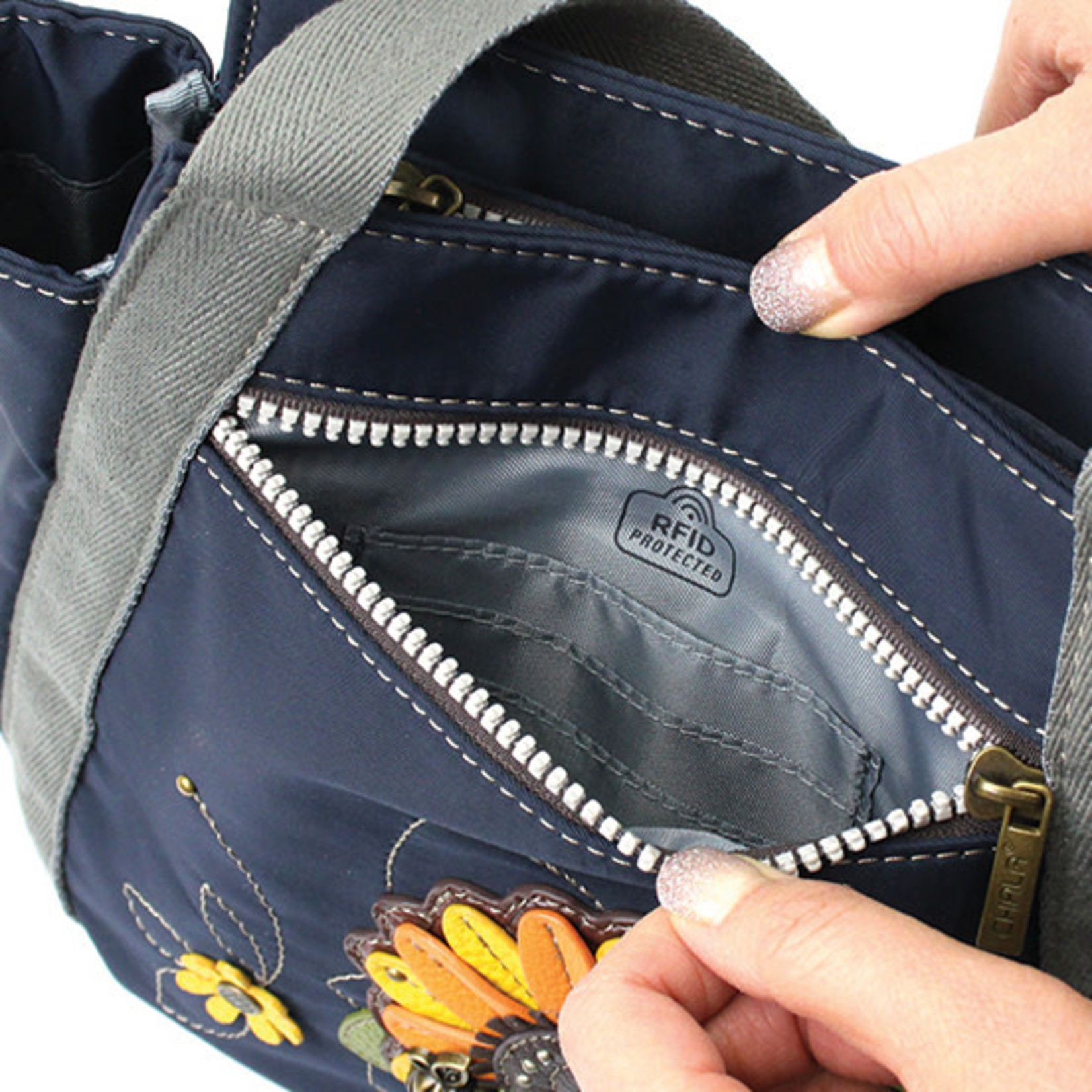 Chala Venture Mini Carryall - Sunflower - Navy