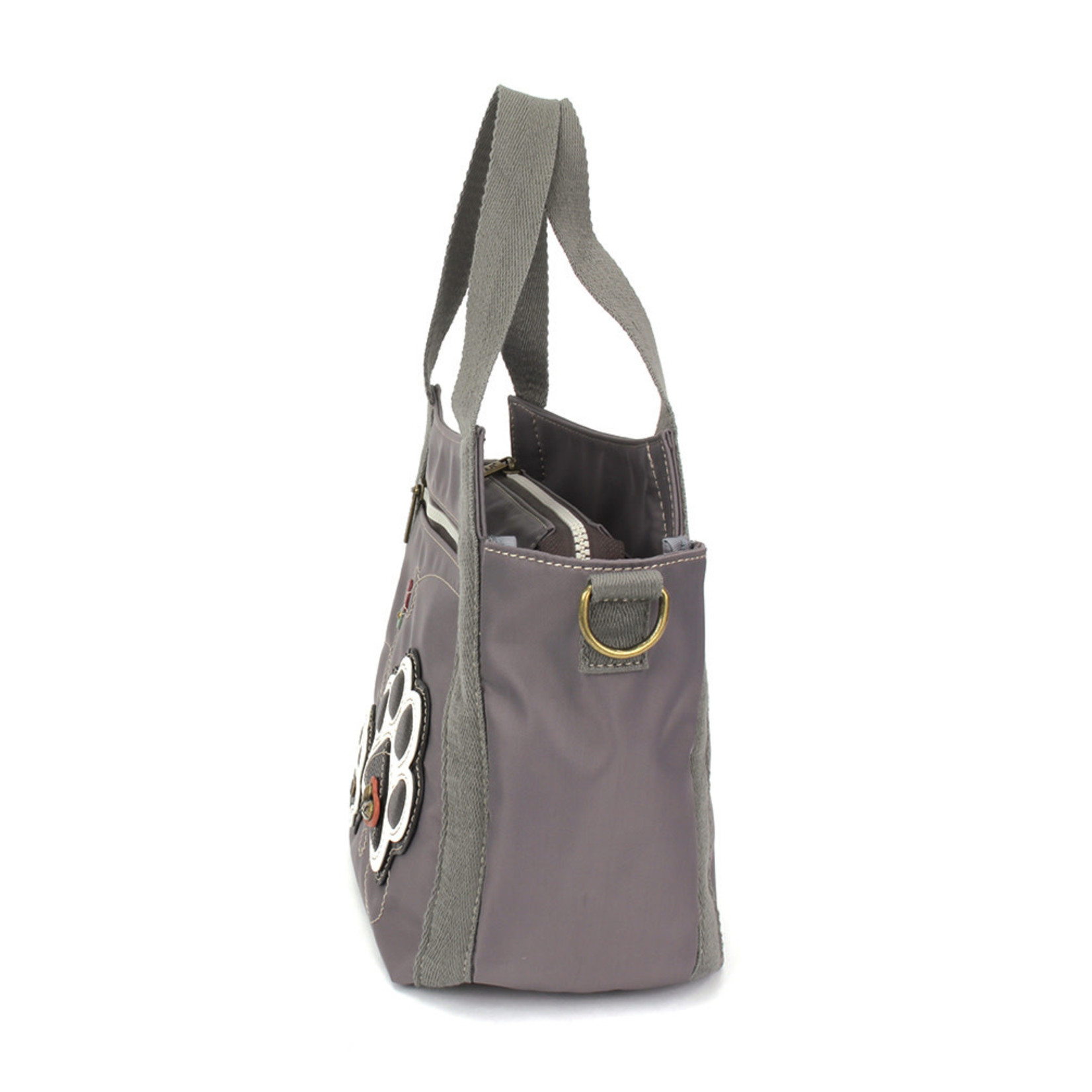 Chala Venture Mini Carryall - Paw Print - Gray