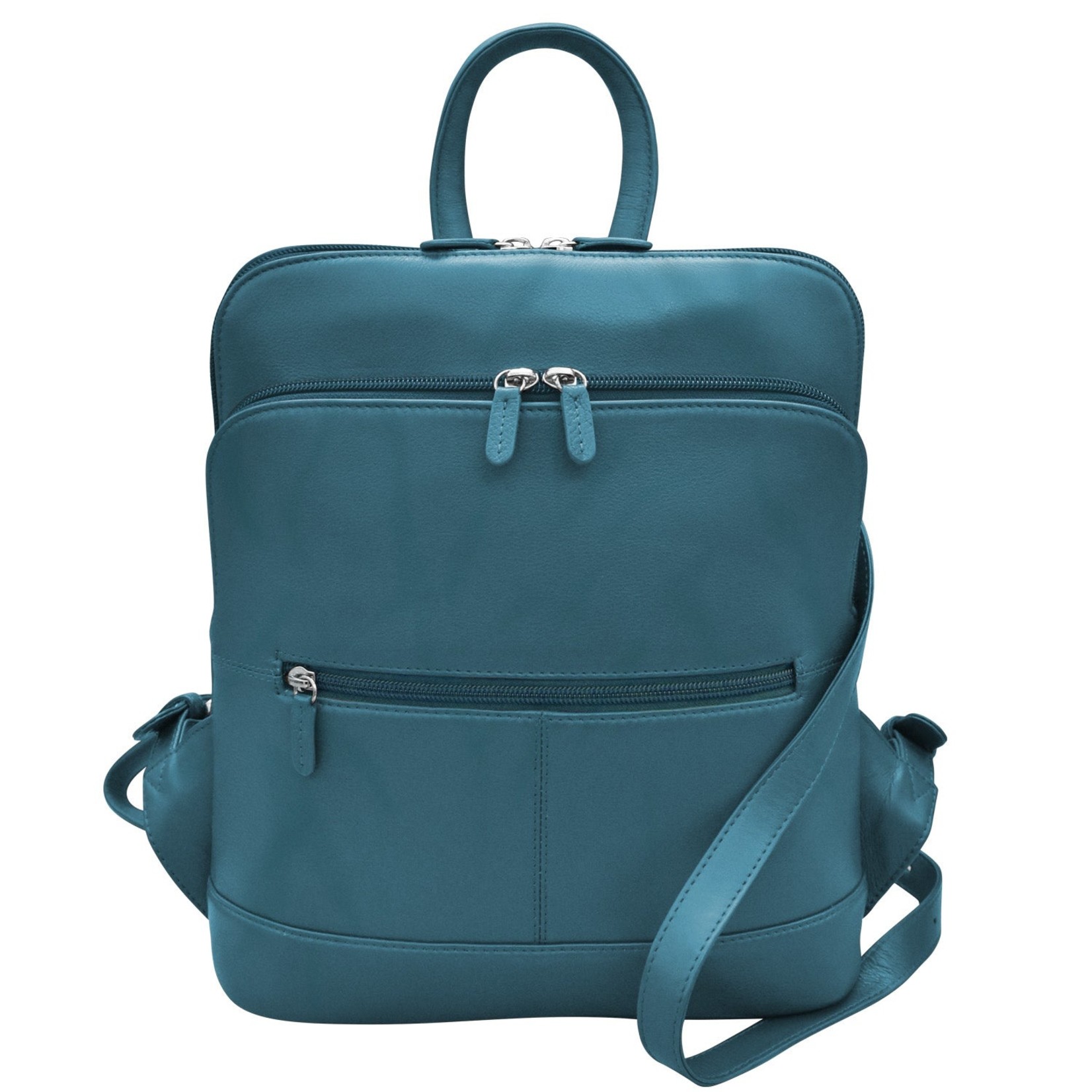 Leather Handbags and Accessories 6505 Jeans Blue - Leather Backpack
