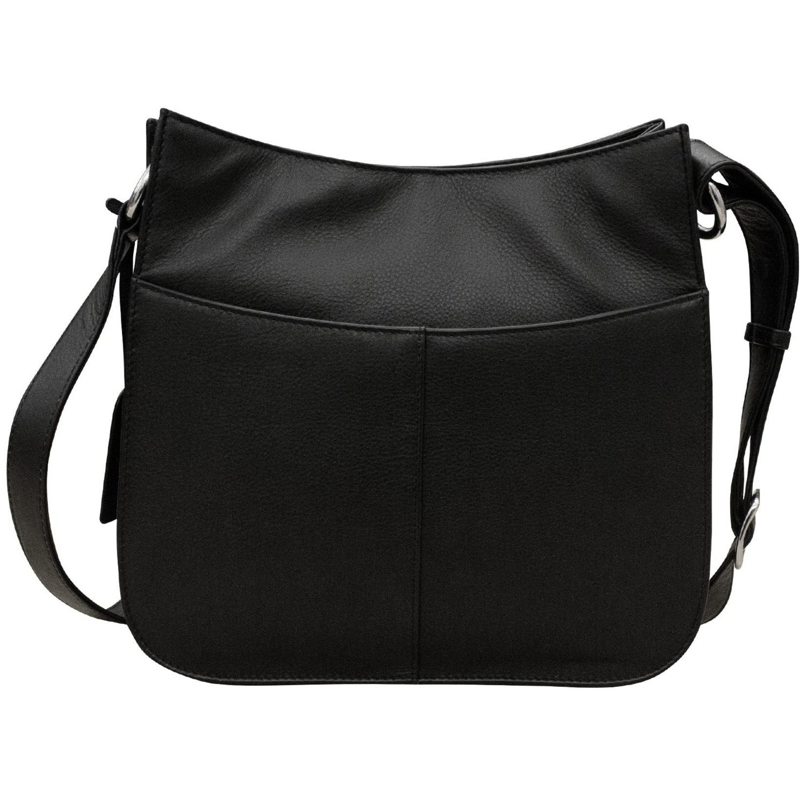 Leather Handbags and Accessories 6888 Red - Feed Bag with Tassel