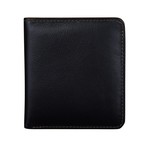 Leather Handbags and Accessories 7831 Black/Toffee - RFID Mini Wallet Two Toned