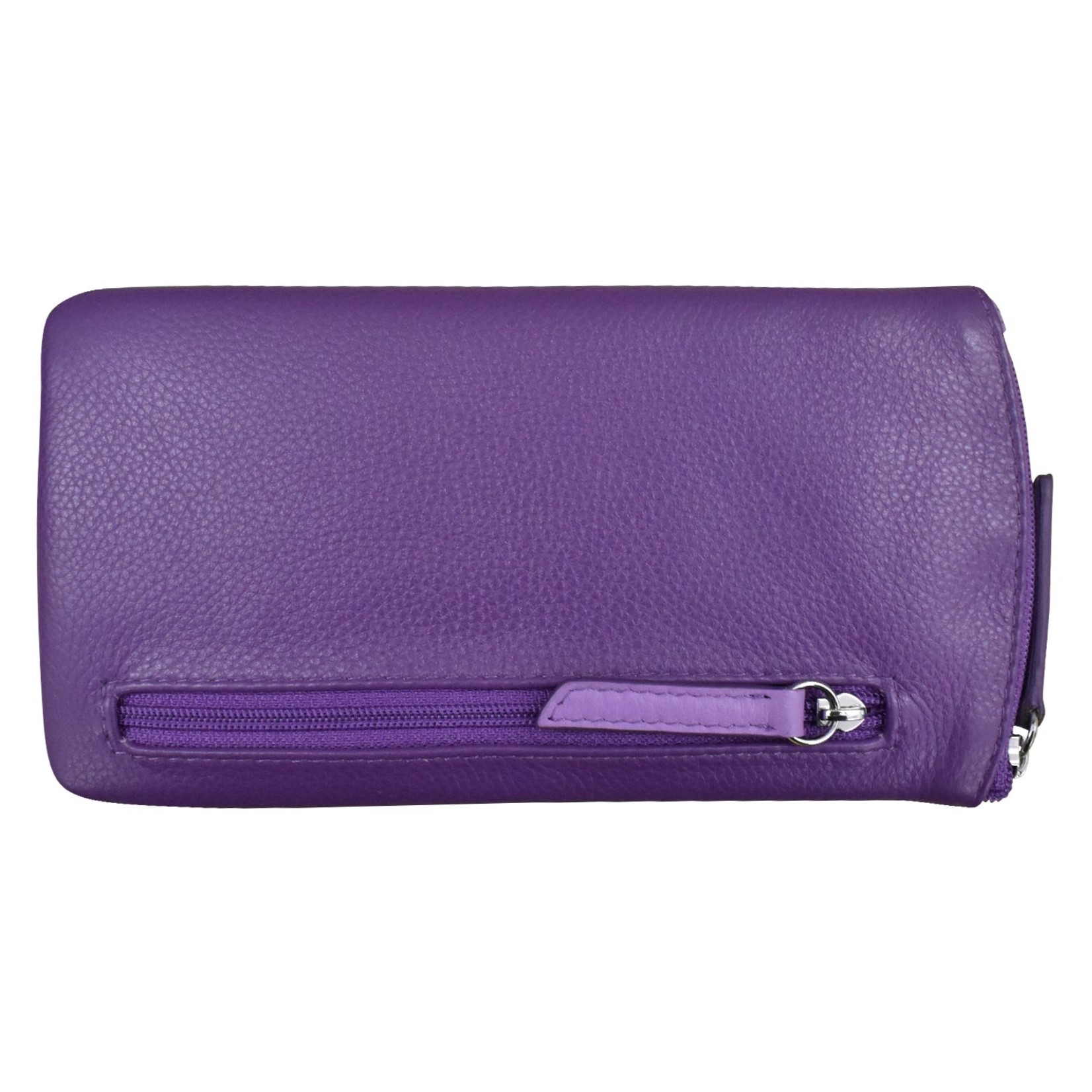 Leather Handbags and Accessories 6462 Planet Purple - Leather Eyeglass Case