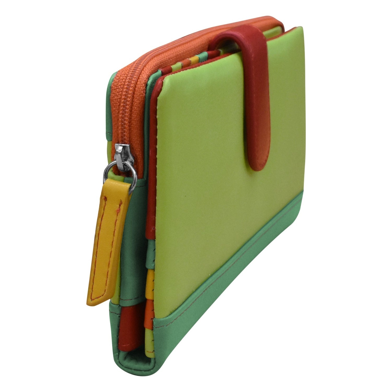 Leather Handbags and Accessories 7420 Citrus - Leather RFID Smartphone Wallet