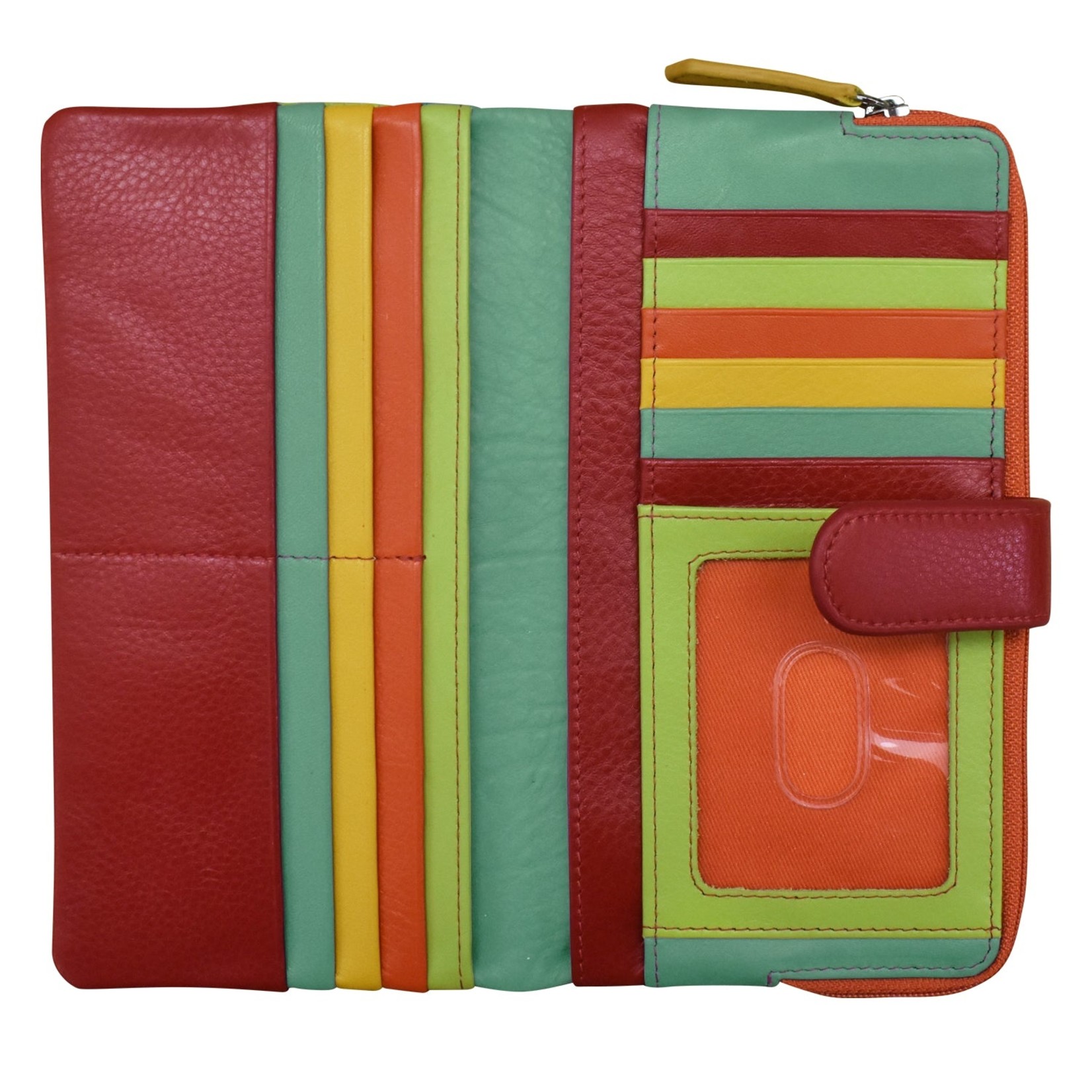 Leather Handbags and Accessories 7420 Citrus - Leather RFID Smartphone Wallet