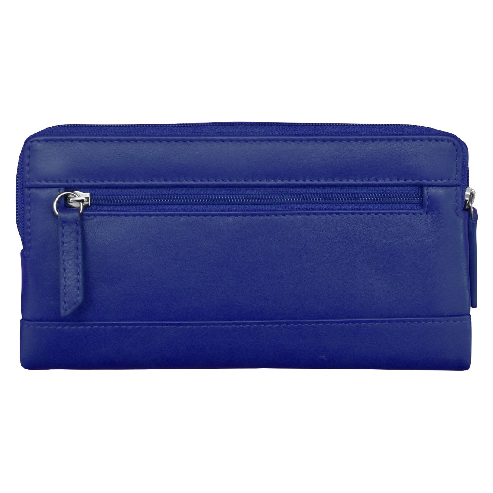 Leather Handbags and Accessories 7420 Cobalt - Leather RFID Smartphone Wallet