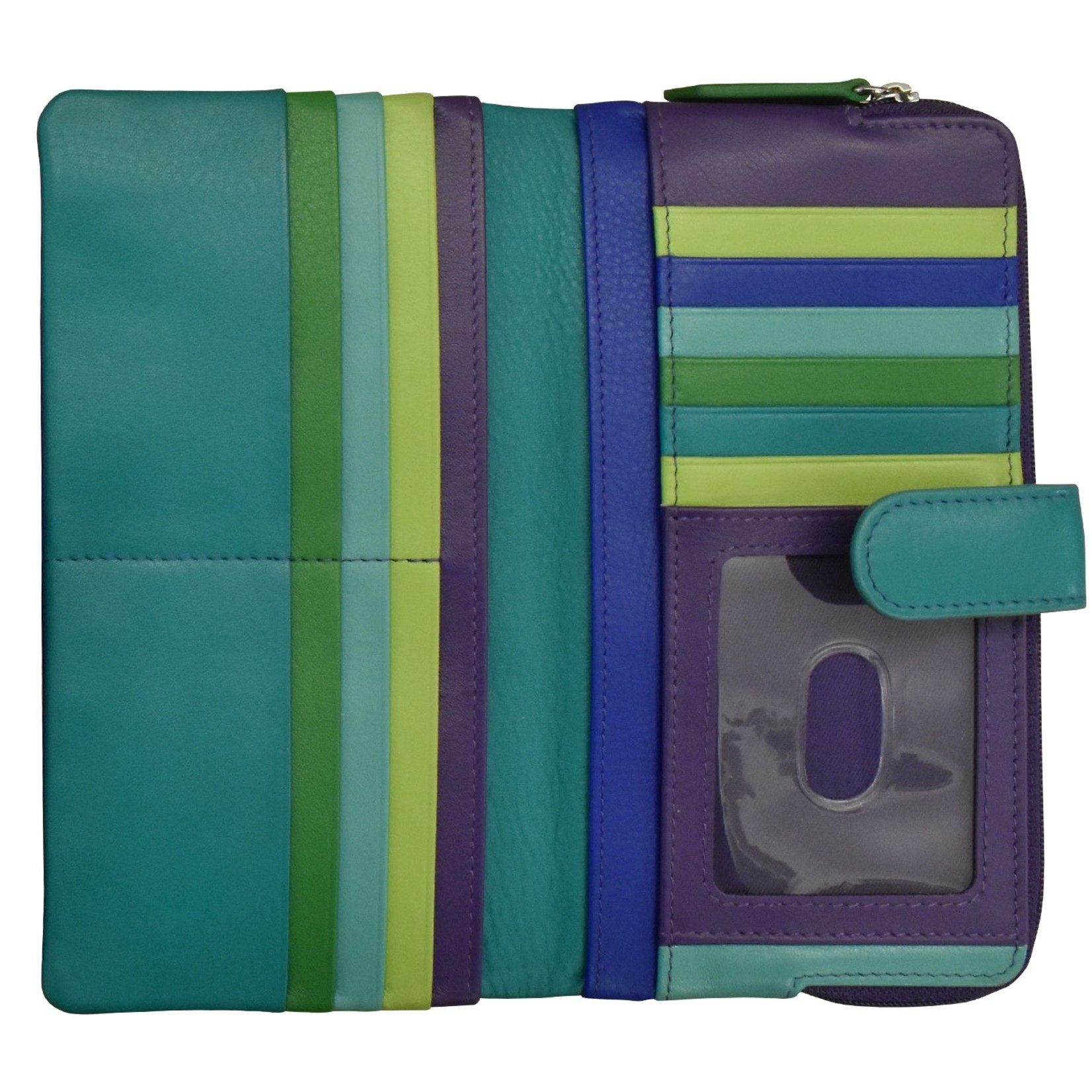 Leather Handbags and Accessories 7420 Cool Tropics - RFID Smartphone Wallet