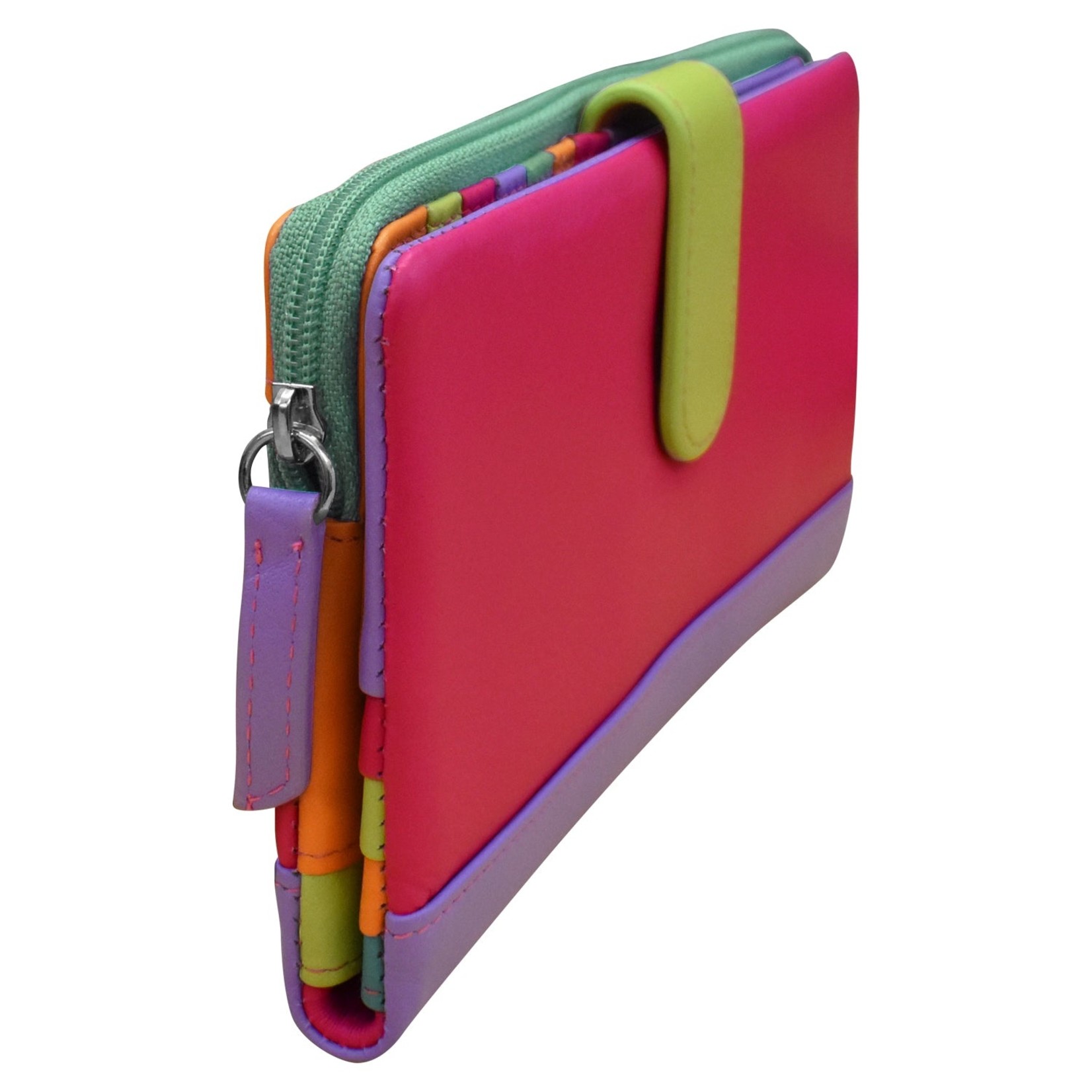 Leather Handbags and Accessories 7420 Palm Beach - Leather RFID Smartphone Wallet