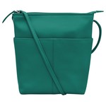 Leather Handbags and Accessories 6661 Aqua - Midi Sac