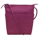 Leather Handbags and Accessories 6661 Orchid - Midi Sac