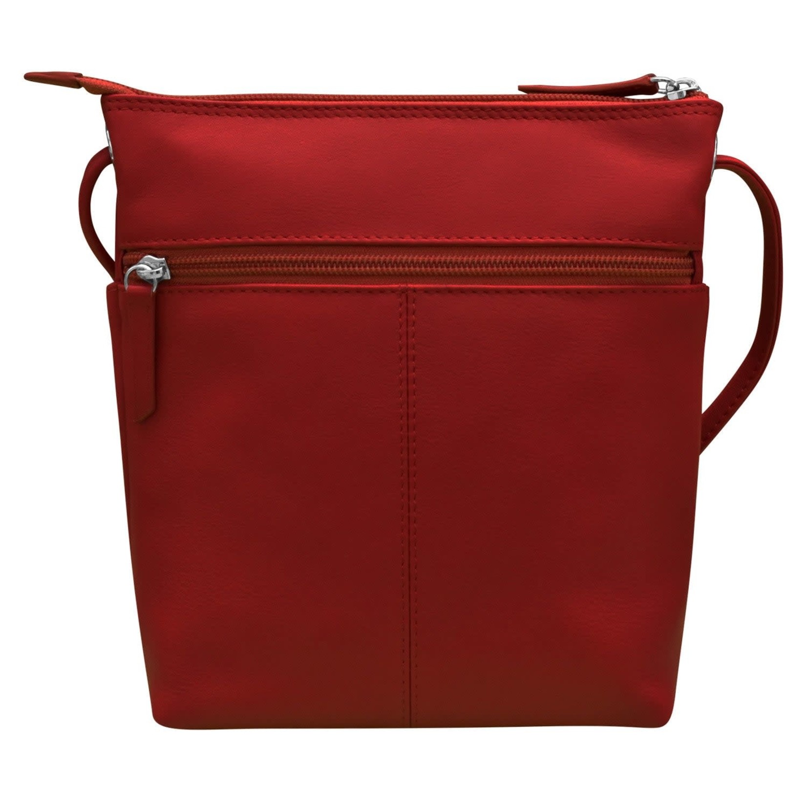 Leather Handbags and Accessories 6661 Red - Midi Sac