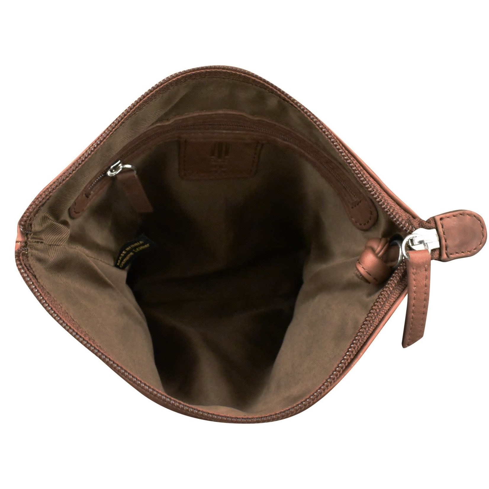 Leather Handbags and Accessories 6661 Toffee (Distressed Leather) - Midi Sac
