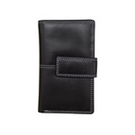 Leather Handbags and Accessories 7826 Black - Leather Midi Wallet
