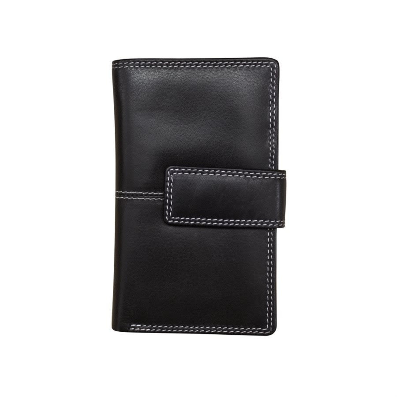 Leather Handbags and Accessories 7826 Black - Leather Midi Wallet
