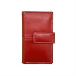Leather Handbags and Accessories 7826 Red - Midi Wallet