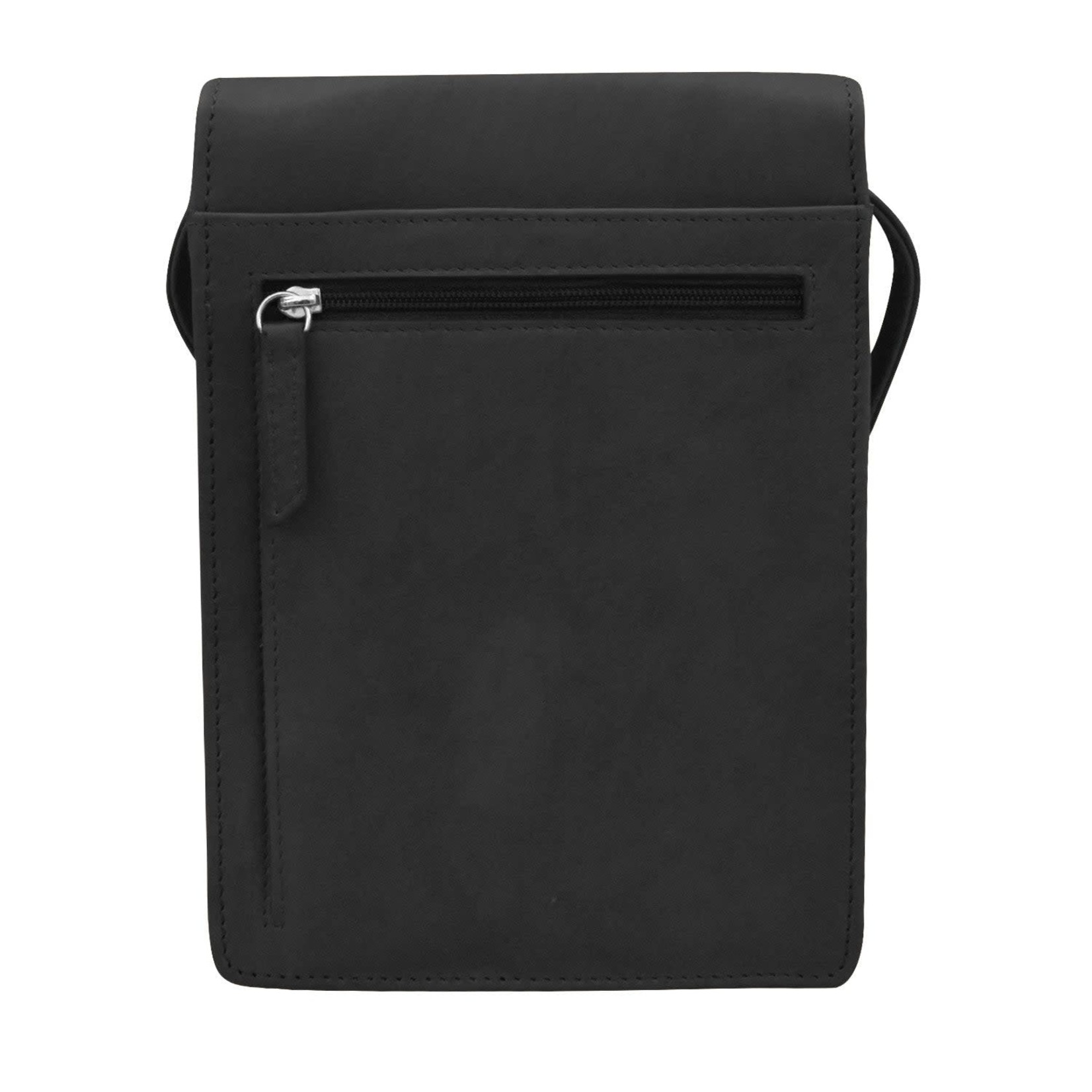 Leather Handbags and Accessories 6824 Black - Organizer On String