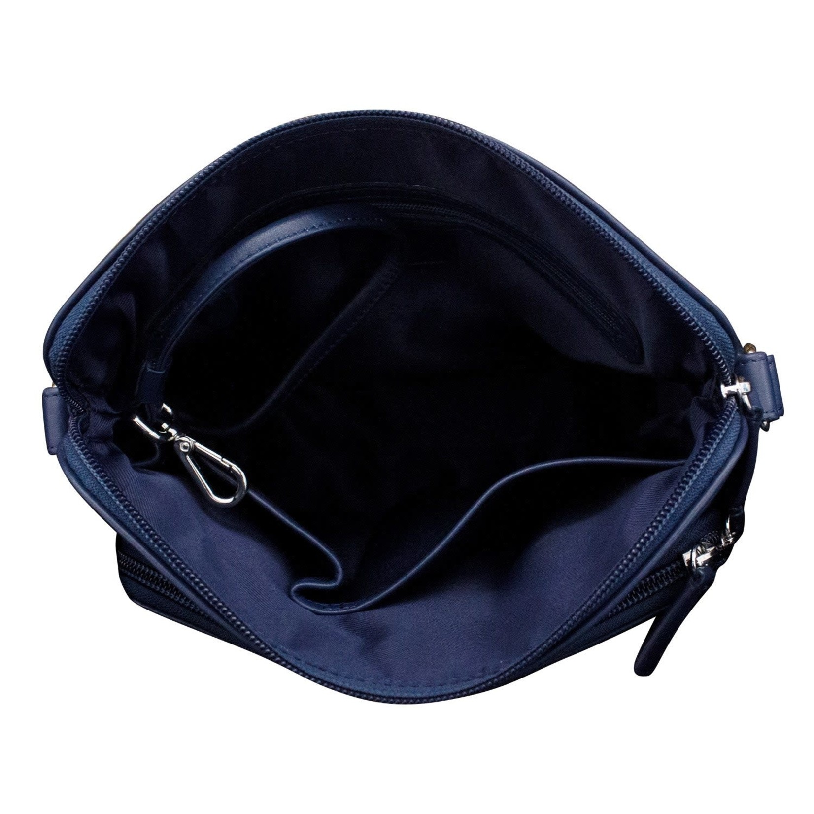 Leather Handbags and Accessories 6333 Classic Navy - Organizer Bag
