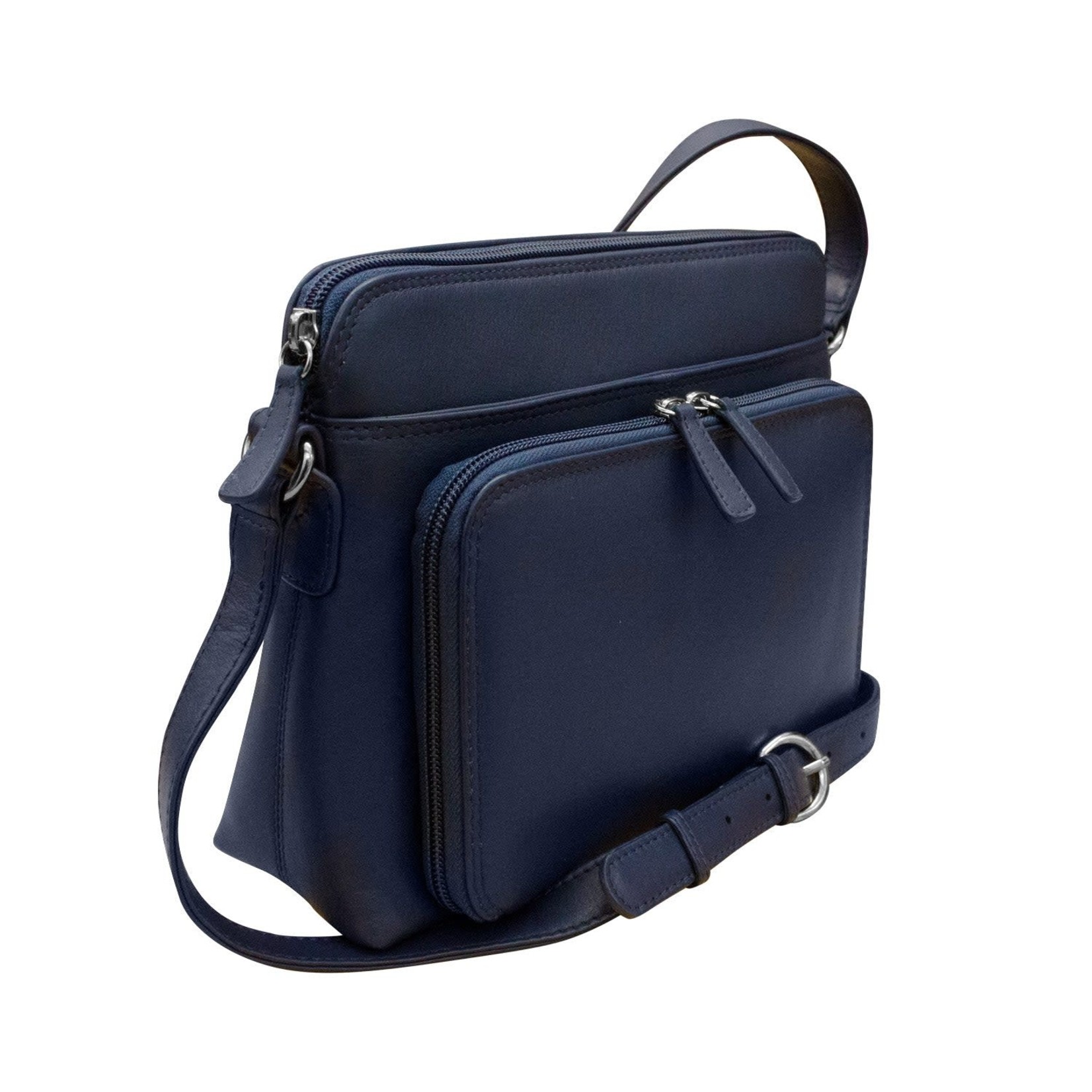 Leather Handbags and Accessories 6333 Classic Navy - Organizer Bag