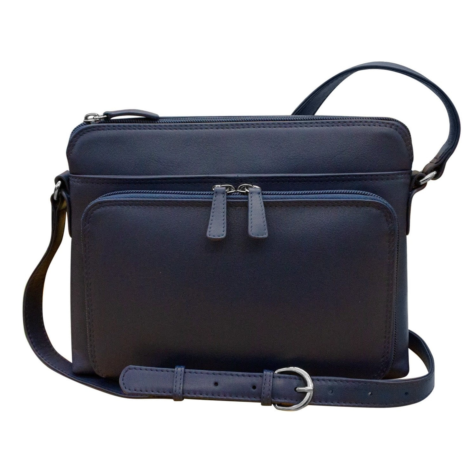 Leather Handbags and Accessories 6333 Classic Navy - Organizer Bag