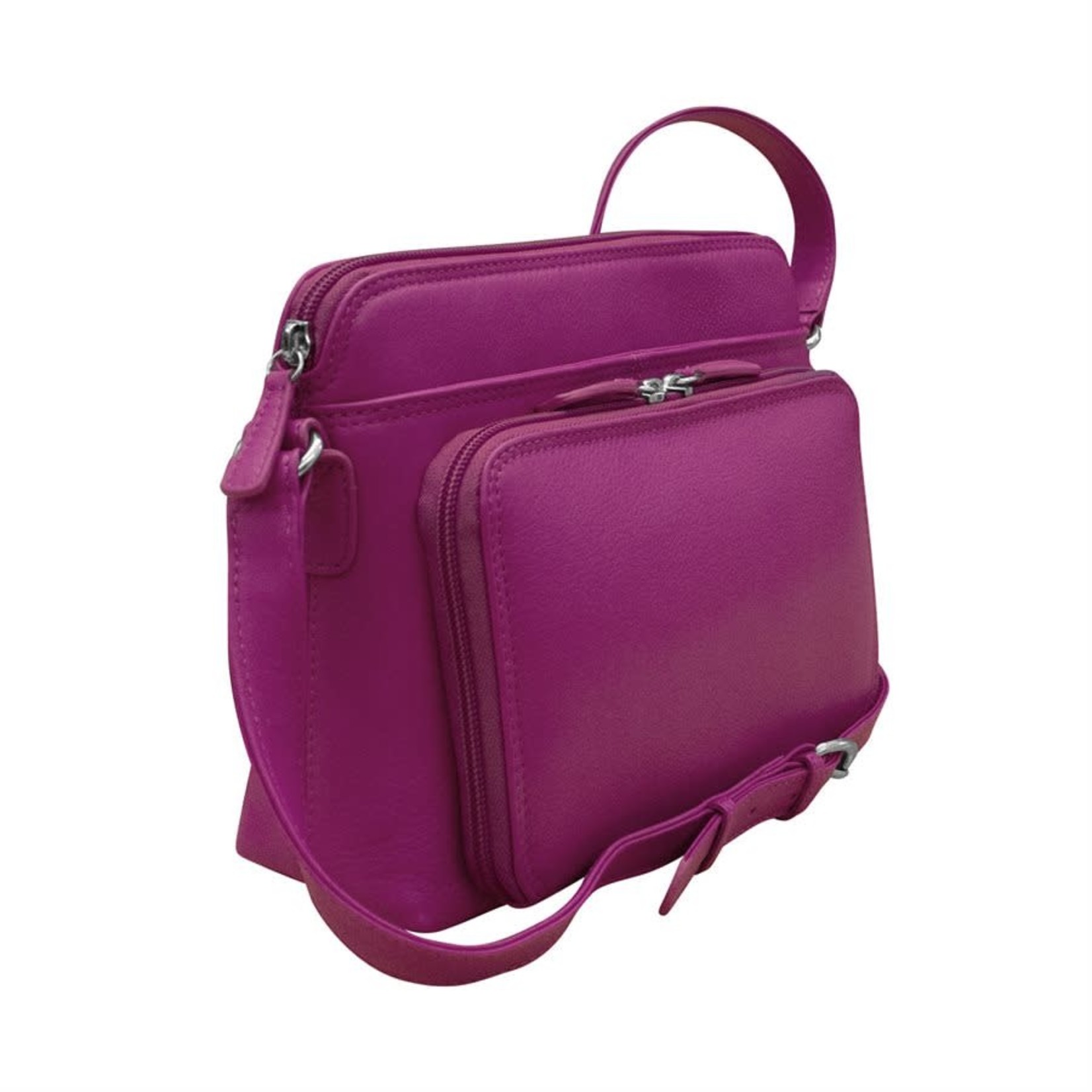 Leather Handbags and Accessories 6333 Orchid - Organizer Bag