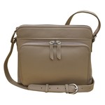 Leather Handbags and Accessories 6333 Taupe - Organizer Bag