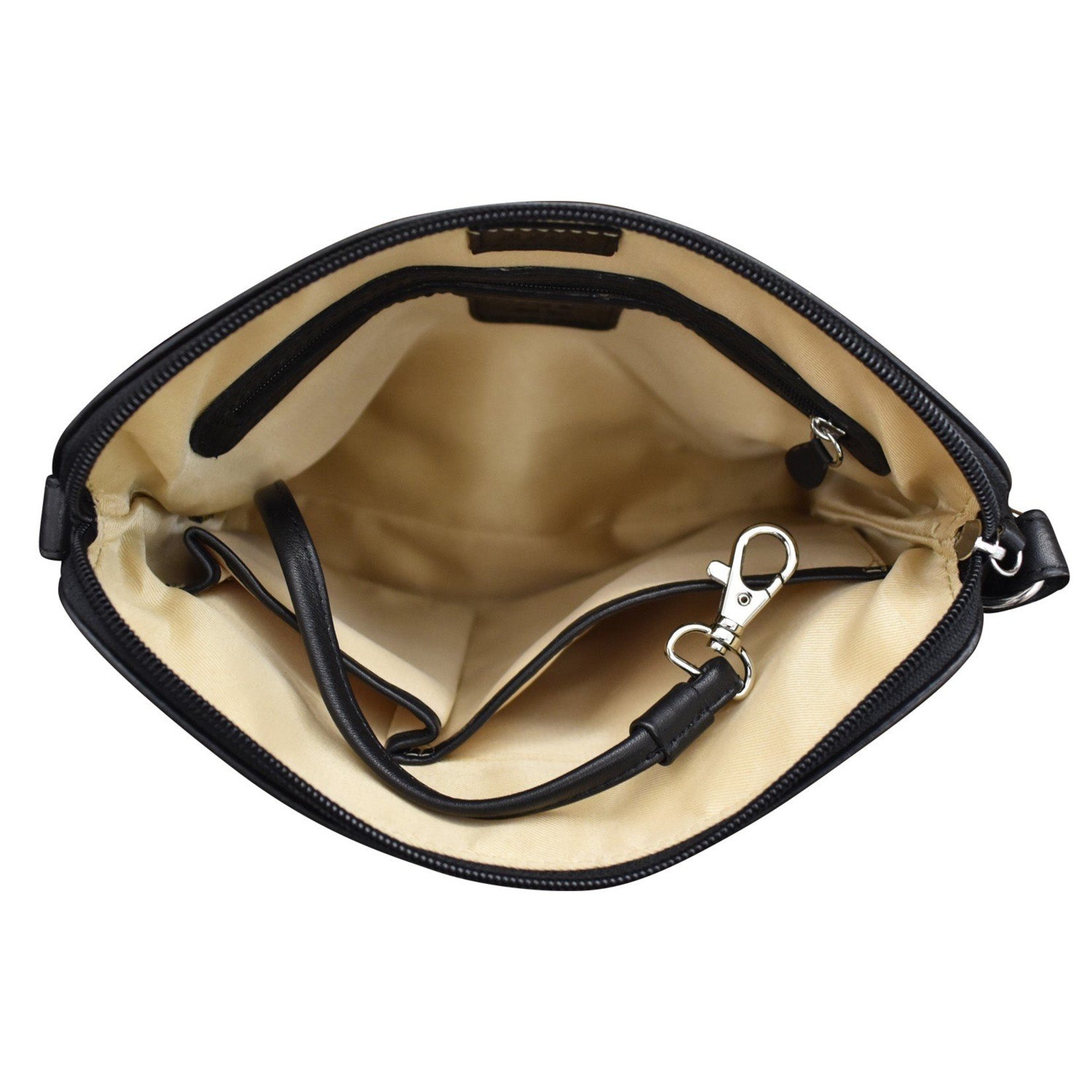 Leather Handbags and Accessories 6333 Toffee - Organizer Bag