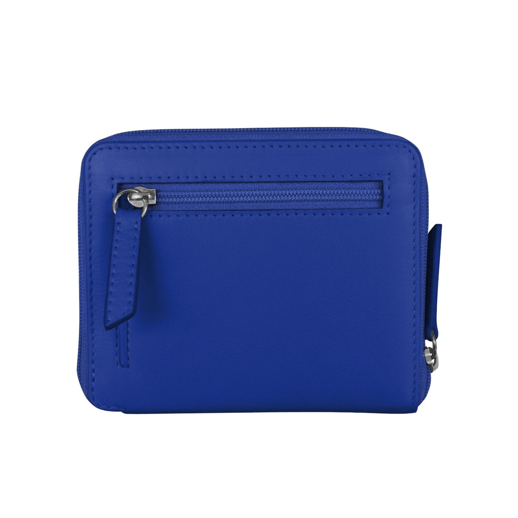 Leather Handbags and Accessories 7859 Cobalt - RFID Zip Around Wallet