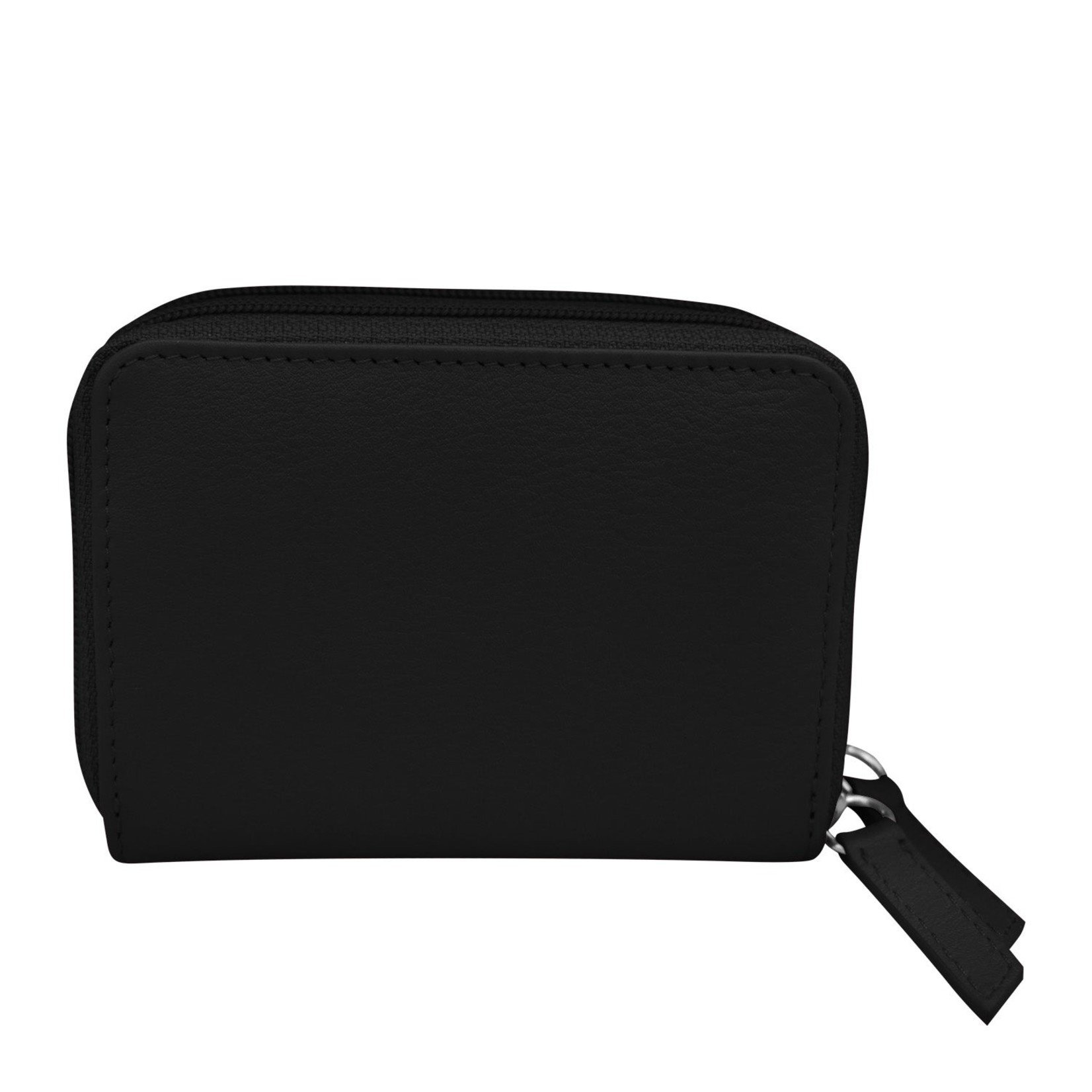 RFID Double Zip Accordion Credit Card Holder