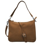 Leather Handbags and Accessories 6091 Antique Saddle - Zip Top Hobo