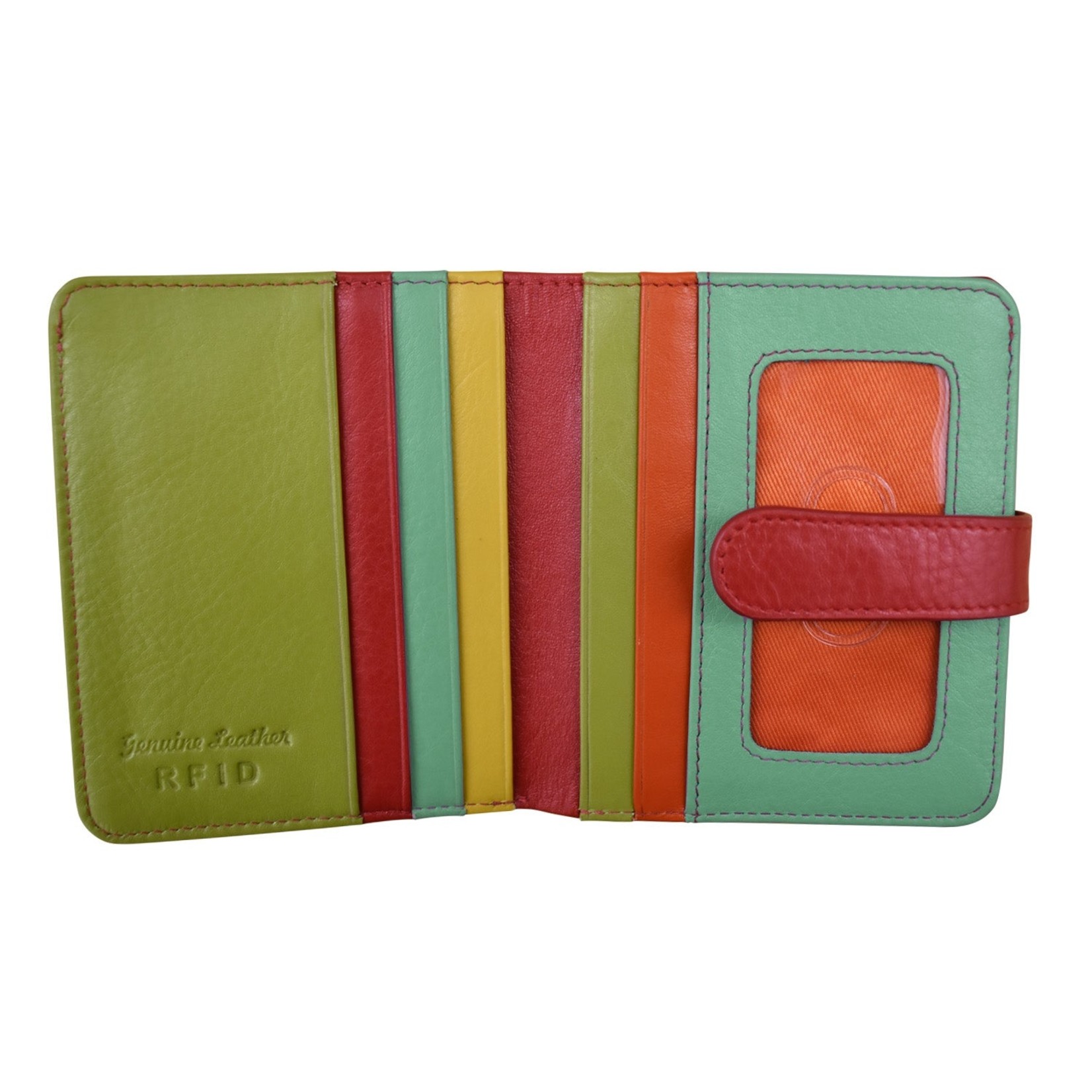 Leather Handbags and Accessories 7301 Citrus - RFID Small Wallet