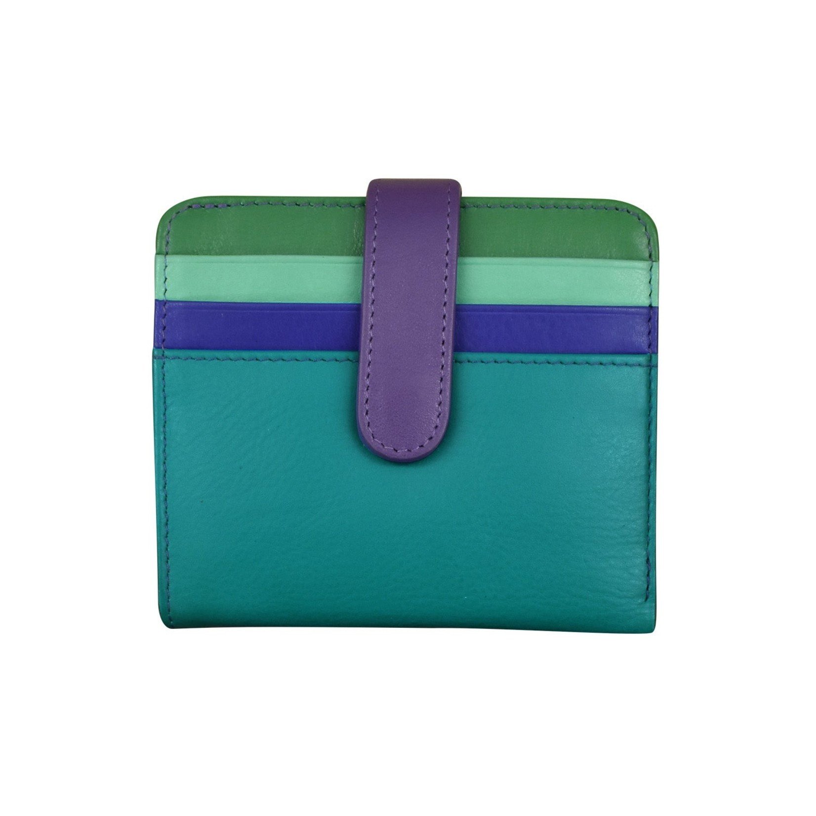 Leather Handbags and Accessories 7301 Cool Tropics - RFID Small Wallet