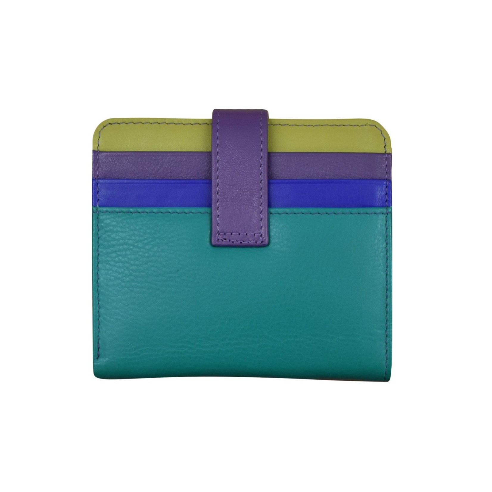 Leather Handbags and Accessories 7301 Cool Tropics - RFID Small Wallet