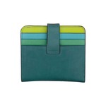 Leather Handbags and Accessories 7301 Serenity Multi - RFID Small Wallet